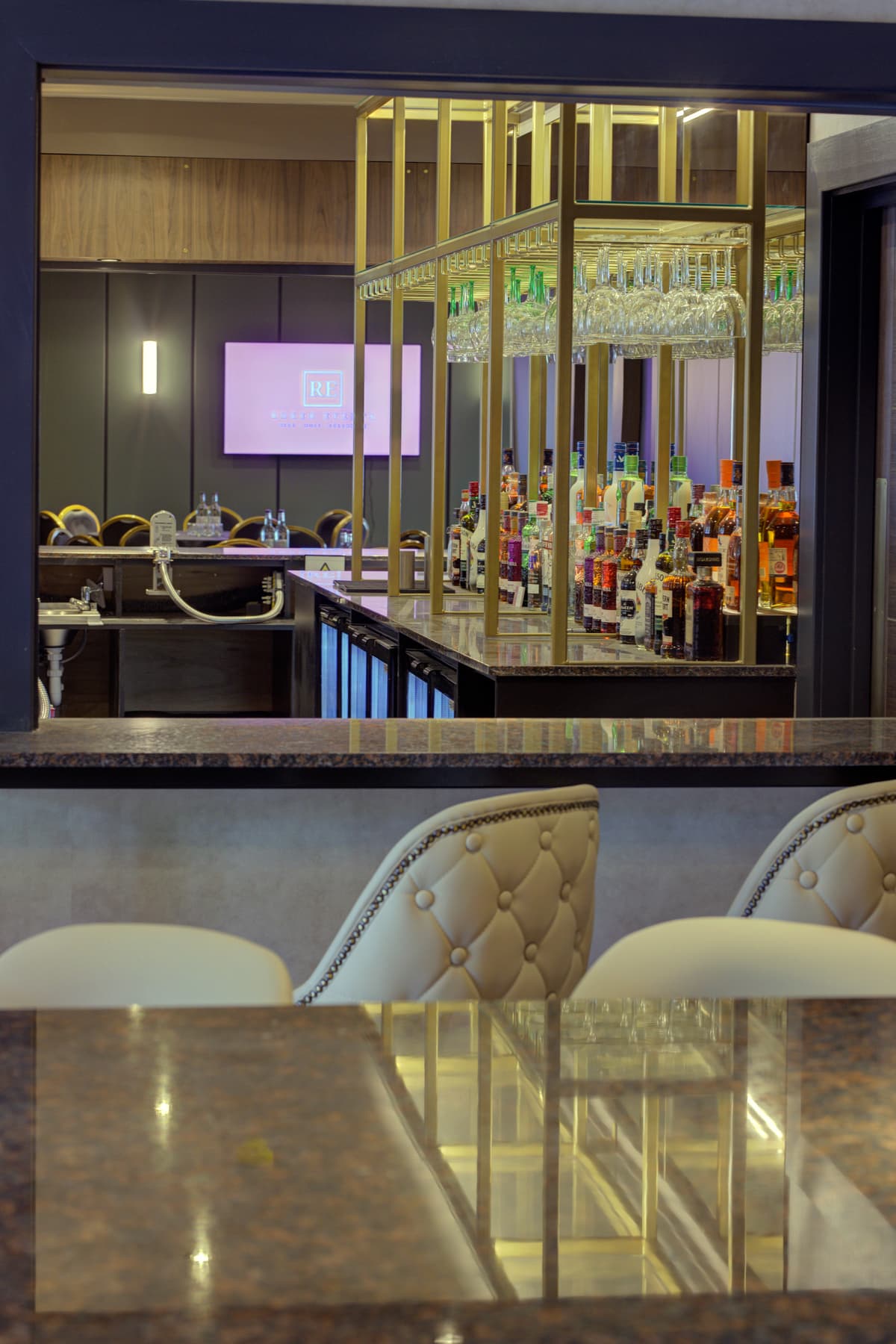 Backlit bar
