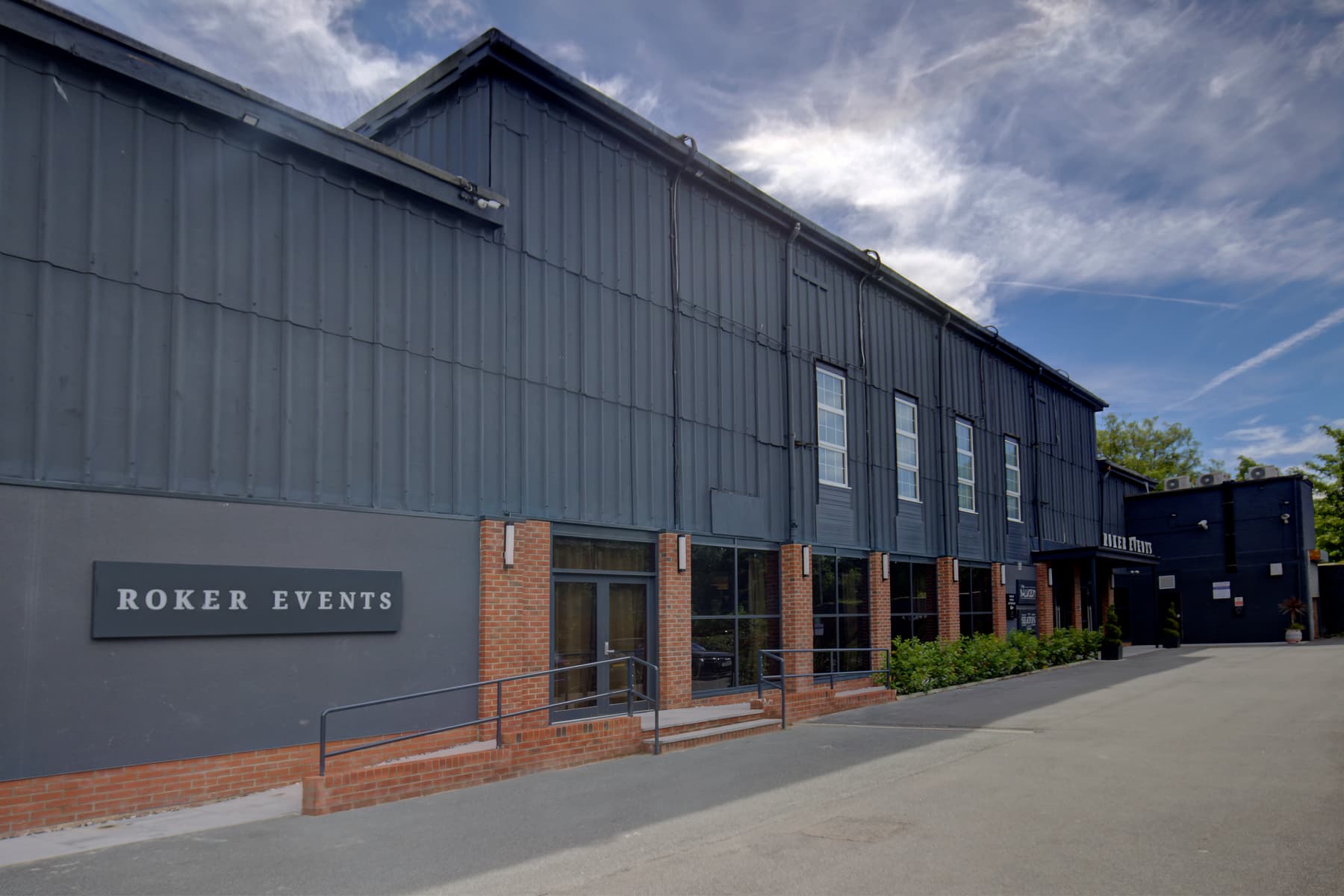 Roker Events building side elevation