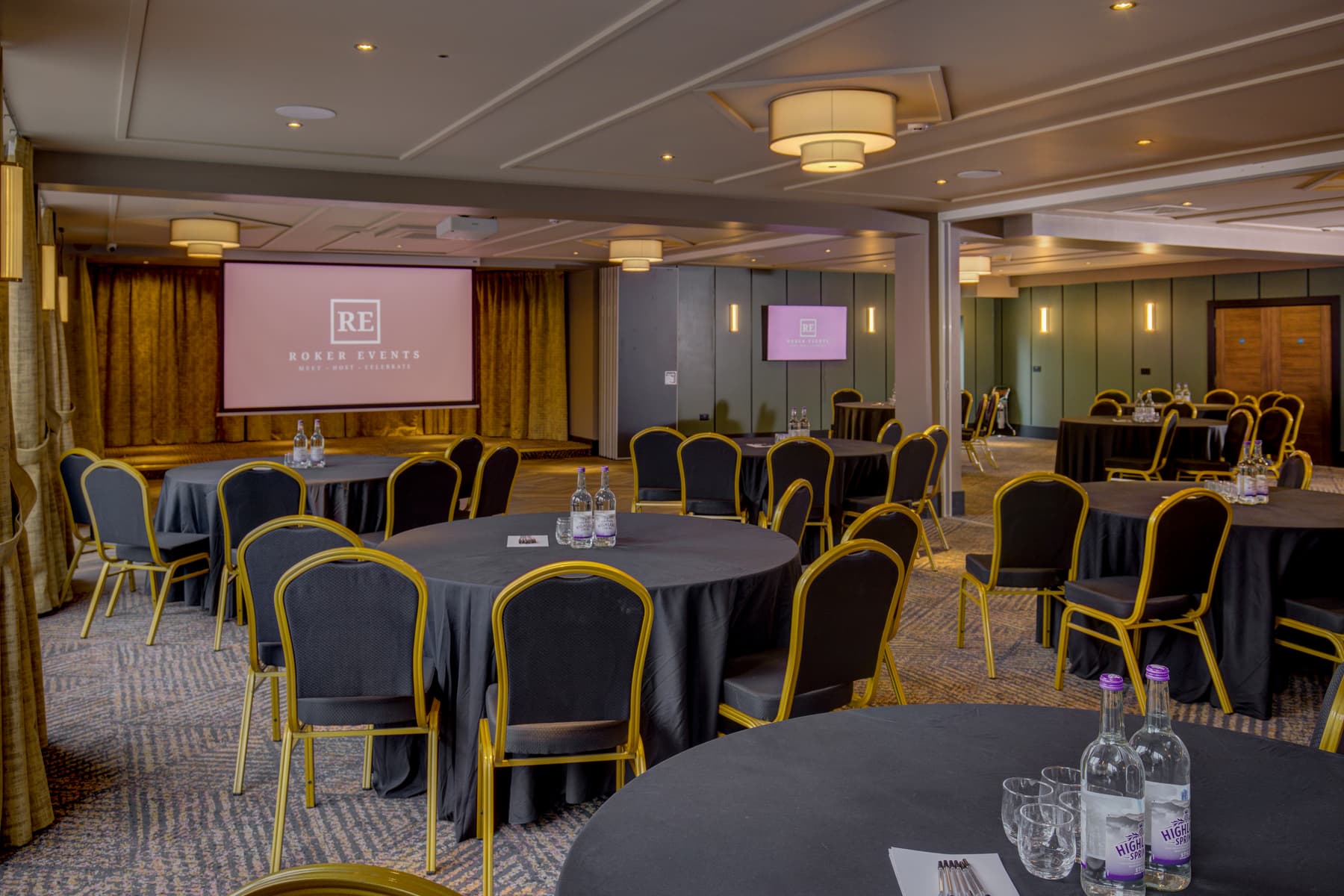 Seaton Suite cabaret setup